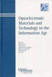 Optoelectronic Materials and Technology in the Information Age  [Ceramic Transactions, Vol. 126]