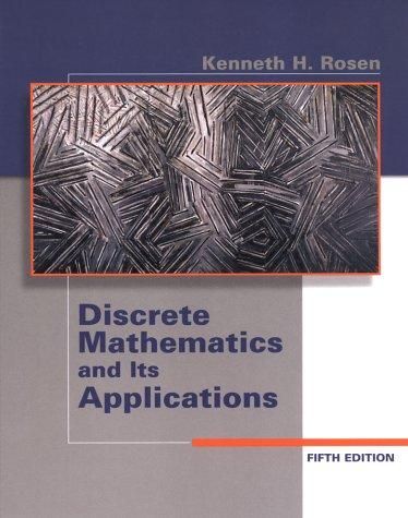 Discrete Mathematics and Its Applications by Kenneth H. Rosen ...