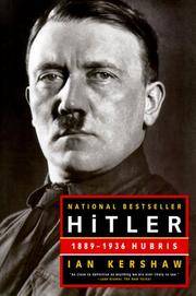 cover of Hitler: 1889-1936 Hubris