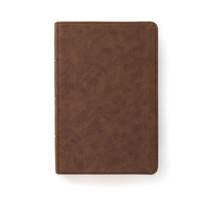 CSB Single-Column Compact Bible, Digital Study Edition, Brown LeatherTouch, Black Letter,...