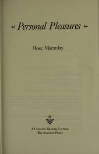 Personal Pleasures (Common Reader Edition)