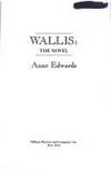 Wallis: The Novel de Edwards, Anne - 1991-03-31