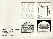 Architecture, Form, Space and Order by Francis D. K. Ching