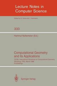 Computational Geometry and its Applications (Lecture Notes in Computer Science) 