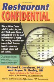 Restaurant Confidential