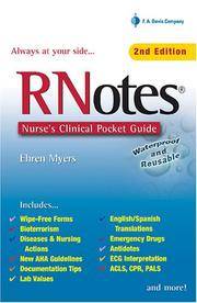 RNotes Nurse's Clinical Pocket Guide Myers