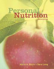 cover of Personal Nutrition