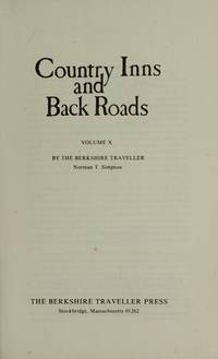 cover of Country Inns and Back Roads
