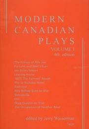 Modern Canadian Plays