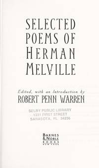 Selected Poems of Herman Melville de Herman Melville - 1998-01-01