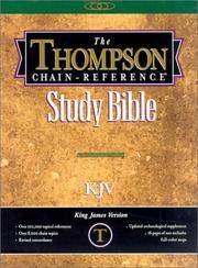 image of Thompson Chain Reference Bible (Style 539black) - Handy Size KJV - Bonded Leather
