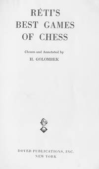 Reti's Best Games of Chess 