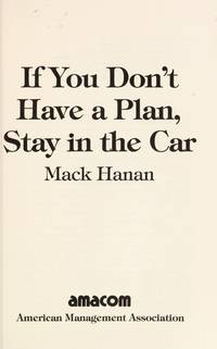 cover of If You Don't Have a Plan, Stay in the Car