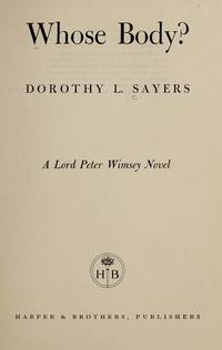 Whose Body? by Sayers, Dorothy L