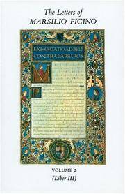 The Letters of Marsilio Ficino: Volume 2 by Marsilio Ficino - Hardcover - 1994-01-01 - from Ergodebooks (SKU: SONG0856830364)
