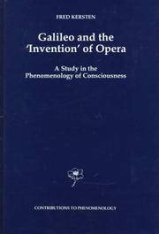 Galileo and the 'Invention' of Opera