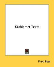 cover of Kathlamet Texts