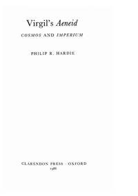 VIRGIL'S AENEID  Cosmos and Imperium