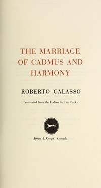 Marriage Of Cadmus And Harmony