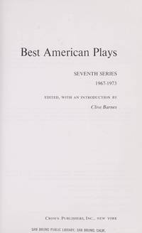 BEST AMERICAN PLAYS 4TH SERIES