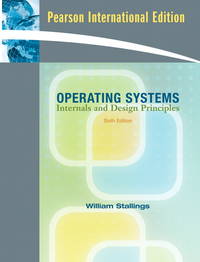 image of Operating Systems: Internals and Design Principles (6th Edition)