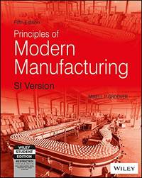 Fundamentals of Modern Manufacturing: Materials, Processes, and Systems (5th Ed.) By Mikell P. Groover (International Economy Edition)