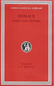 image of Odes and Epodes (Loeb Classical Library) (English and Latin Edition)