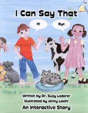 I Can Say That (Iparenting Award Winner)