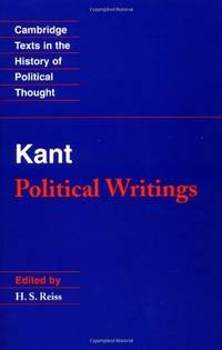 Kant: Political Writings (Cambridge Texts in the History of Political Thought)
