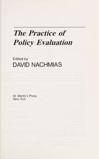 The Practice of Policy Evaluation