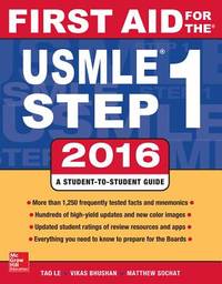 First Aid for the Usmle Step 1 2016