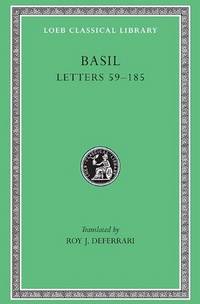 image of Basil: Letters 59-185 (Loeb Classical Library No. 215) (Volume II)