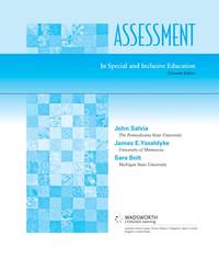 image of Assessment In Special and Inclusive Education