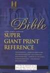 KJV Super Giant Print Reference Bible, Blue Simulated Leather Indexed (King James Version)