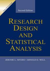 Research Design and Statistical Analysis