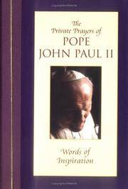 Words of Inspiration (Private Prayers of Pope John Paul II)
