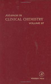 Advances In Clinical Chemistry Vol 37