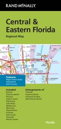 Rand McNally Folded Map: Central & Eastern Florida Regional Map
