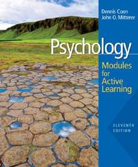 Psychology : Modules for Active Learning with Concept Modules with Note-Taking and Practice Exams