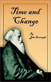 image of Time and Change (Complete Writings of John Burroughs)