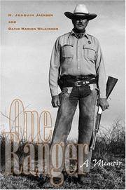 One Ranger; A Memoir