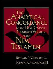 The Analytical Concordance To the New Revised Standard Version Of the New Testament