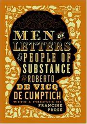 MEN OF LETTERS AND PEOPLE OF SUBSTANCE