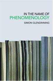 In the Name Of Phenomenology