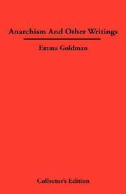 cover of Anarchismn And Other Writings