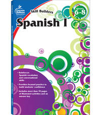 Carson Dellosa Skill Builders Grades 6-8 Spanish Workbook, Vocabulary, Sight Words, Phrases, and...