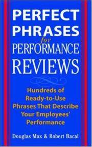 Perfect Phrases For Performance Reviews