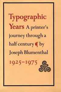 image of Typographic Years A Printer's Journey Through a Half Century