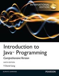 Introduction To Java Programming-Comprehensive Version (ISBN: 9780273771388)
