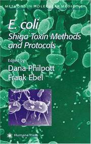 E Coli: Shiga Toxin Methods and Protocols